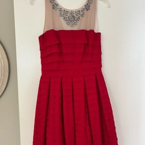 BCBGMaxAzria Vibrant Red Dress